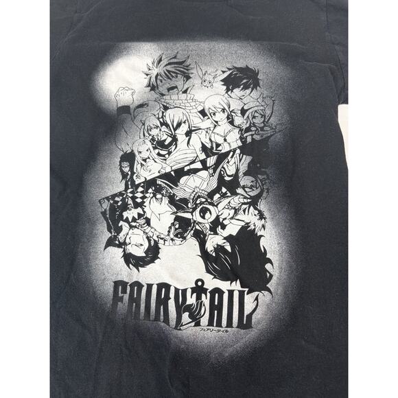 Anime Fairy Tail T-Shirt Black FairyTail Shonen Fantasy Hiro Mashima Size XS - Picture 2 of 6